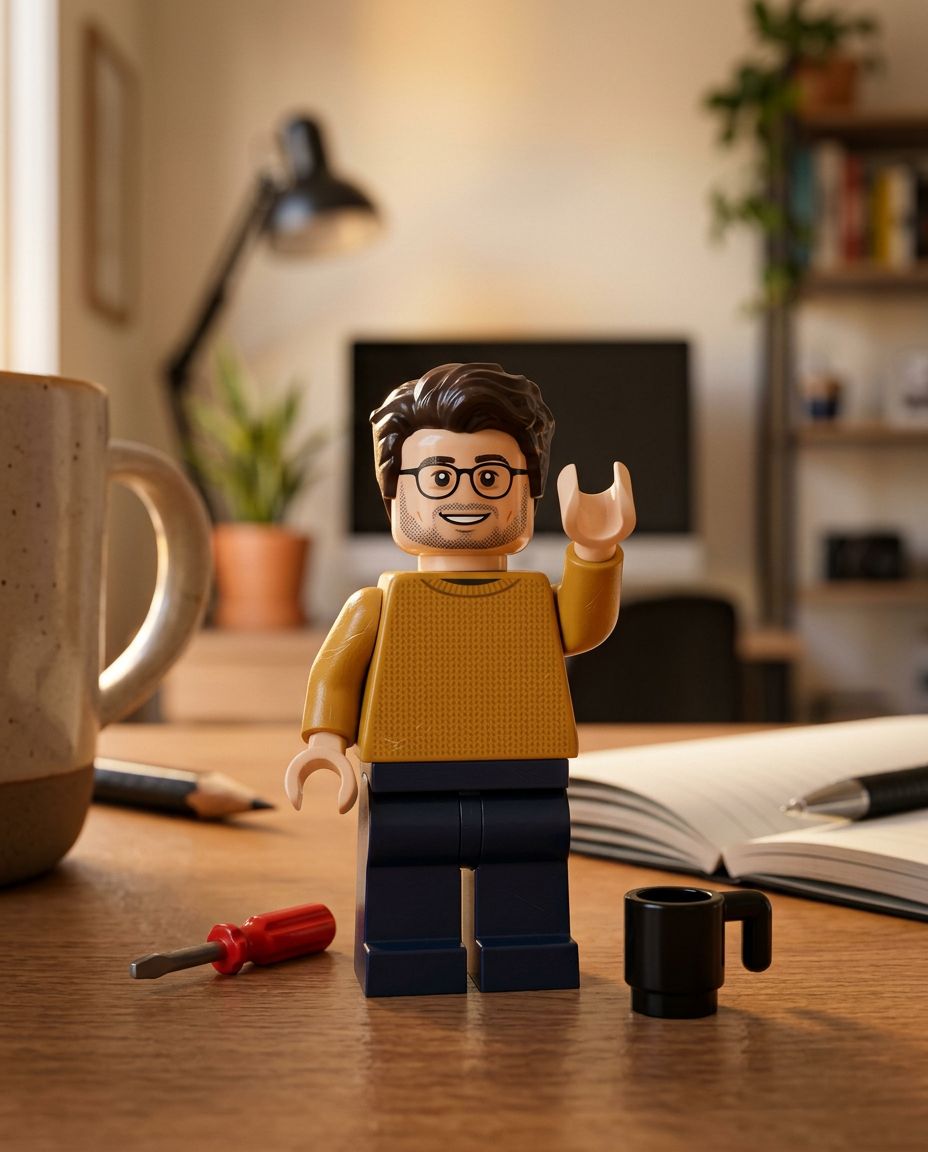 Vira boneco de LEGO