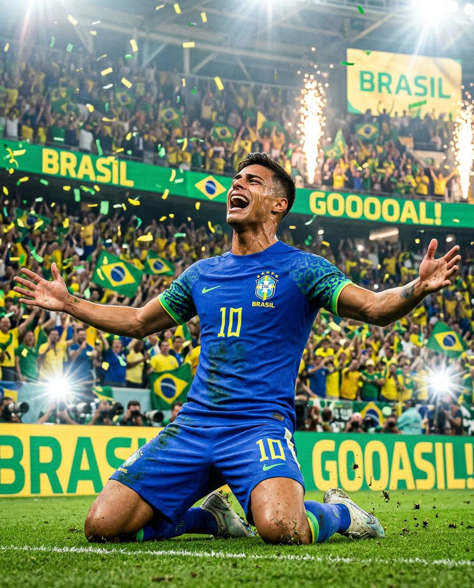 Seleção — Comemoração de Gol