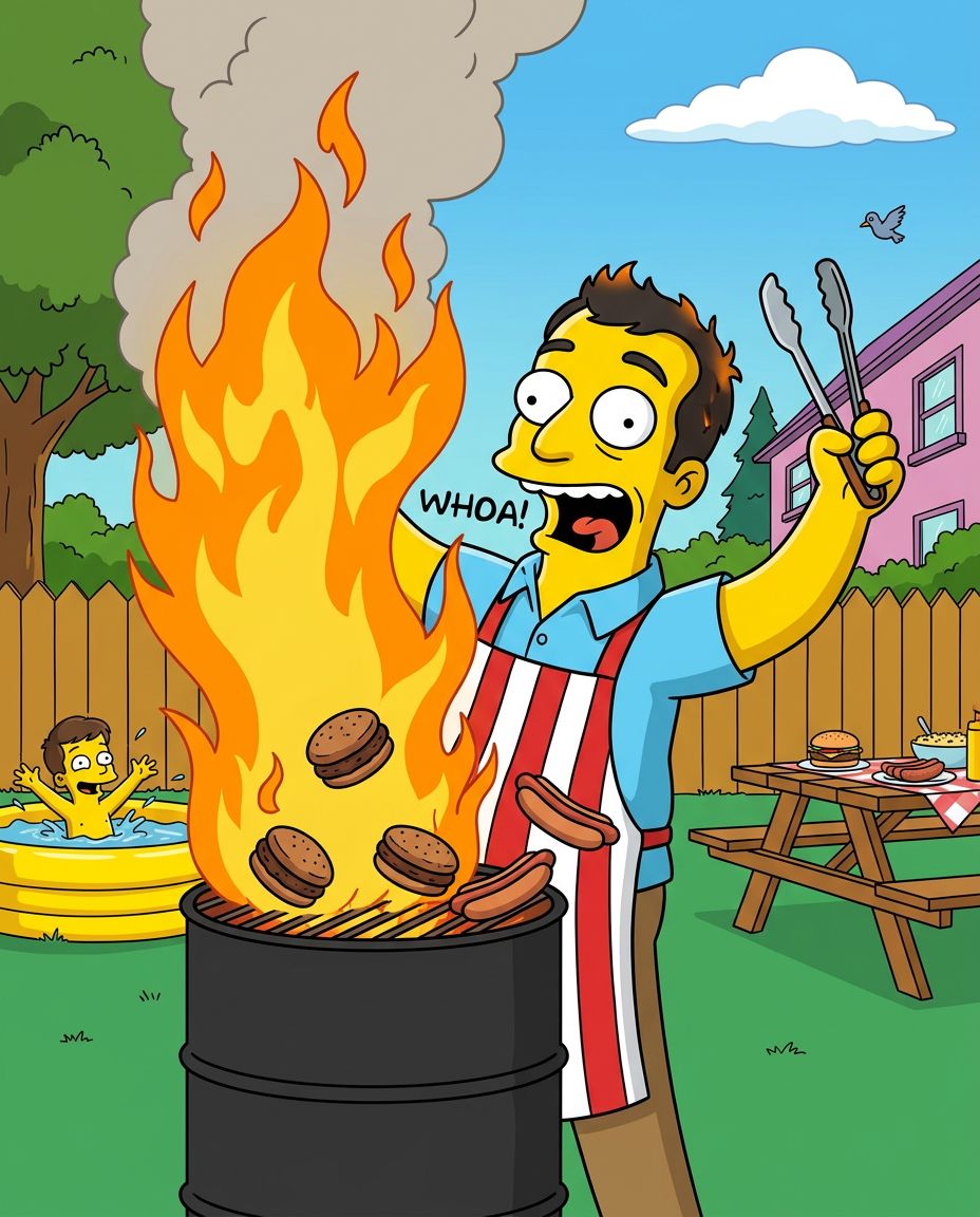 Família Amarela — Churrasco